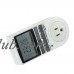 1pcs 12/24h AC Digital US Plug in 7 Day LCD Programmable Timer Switch Socket Wholesale   569935740